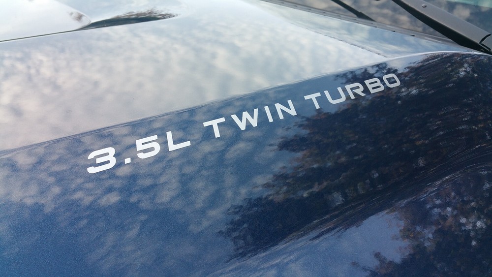 3.5L Twin Turbo Decals (2pk) Ecoboost Hood Stickers Fits 2015-19 Mustang & Truck
