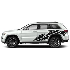 Geometrical graphics stickers decal compatible with Jeep Grand Cherokee
