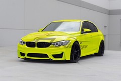 Gloss Glossy Lime Yellow Green Vinyl Wrap Sheet Sticker Decal Air Release Film
