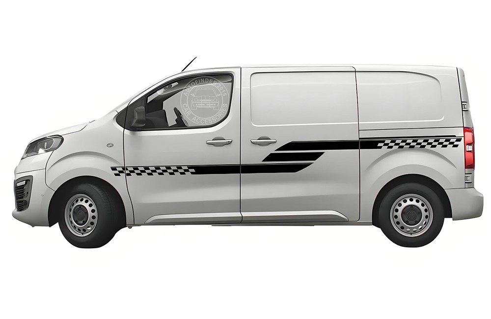 Graphic Racing Stripe Sticker For Fiat Scudo Ulysse Van Camper Vinyl Decal