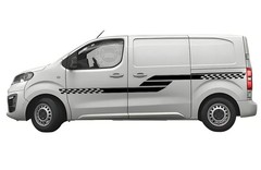 Graphic Racing Stripe Sticker For Fiat Scudo Ulysse Van Camper Vinyl Decal