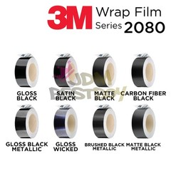 3M 2080 Black Out Chrome Delete1 Vinyl Wrap Car Decal Door Window Trim Sticker