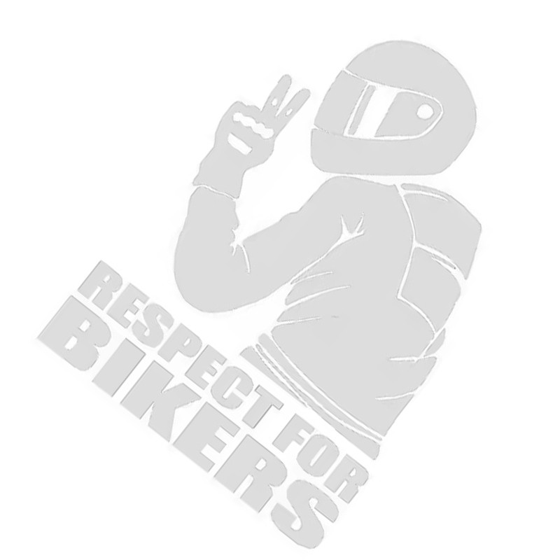 Car Window Door Motorcycle Sticker Silver White Universal Decorative Stickers