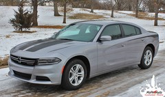 2015-2020 RECHARGE 2 for Dodge Charger Vinyl Graphics Hood Side Decals Stripes