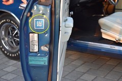 68-82 Door GM Decal BLUE 3M ALL GM Vehicles PAIR Reproduction Sold in a Pair