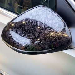 Ultra Gloss PET Liner Black Forged Composite Carbon Fiber Vinyl Wrap Air Release
