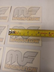 Lot of 6 MF MAGNAFLOW DECALS STICKERS Performance Exhaust Racing Parts Car Truck