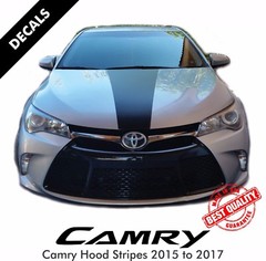 Toyota Camry SE Pre Cut Hood Stripes Decals Vinyl Sticker 2015 to 2017 |41