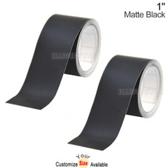 2x 1″ x 78″ DIY Matte Black Racing Stripes Car Hood Vinyl Sticker Body Decals