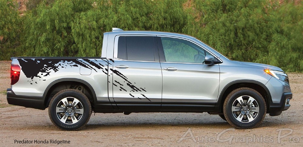 PREDATOR Mudslinger Side Truck Vinyl Decal Graphic Stripes for Honda Ridgeline