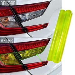 12”x48″ Car Headlight Protection Tint Film Vinyl Wrap Stickers – Lucifer Yellow