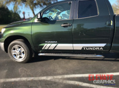 2007-2025 For Toyota Tundra Decals Side Rocker Lower Stripes Vinyl Graphics