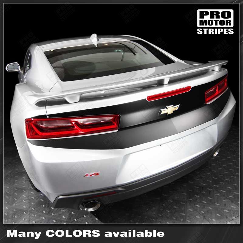 Chevrolet Camaro 2016-2018 Rear Deck & Bumper Blackout Decals (Choose Color)