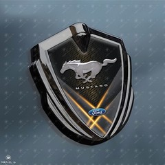 Mustang 3D Metal Shield Emblem Sticker Car for Fender Hood