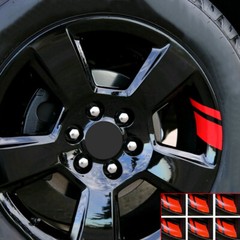 Reflective Car Wheel Rim Stripe Vinyl Decal Racing Stickers Accessories For 18″