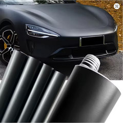 Full Roll 100FT x 5FT Matte Flat Black Vinyl Car Wrap Film Sticker Bubble Free