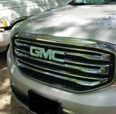 Precut DECALS for 2018 2019 2020 2021 GMC Terrain Emblem Overlay Set