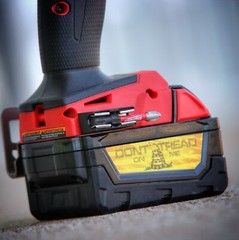 Don’t Tread On Me Stickers for Milwaukee M18 Battery (2 pack)