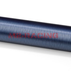 Premium Navy Blue Brushed Aluminum Steel Vinyl Wrap Sticker Decal Air Release