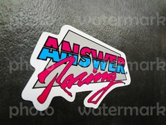 2pc Answer Racing sticker decal graphic adesivi adhesivo Motocross MX Pick Size