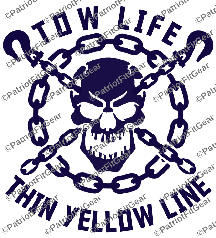 Tow Truck Driver,Thin Yellow Line,Wrecker,Tow Life,Semi Truck,Custom Vinyl Decal