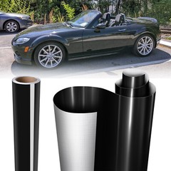 Gloss Black Vinyl Car Wrap Sticker Decal DIY Bubble Free Air Release 20FT*5FT