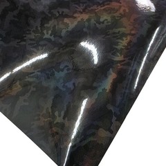 Gloss Black Shadow Camo Camouflage Ghost Laser Holographic Vinyl Car Wrap Film