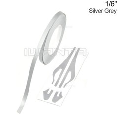 1/6″ 4mm Silver Grey Pinstriping Pin Stripe DIY Line Vinyl Tape Decal Sticker