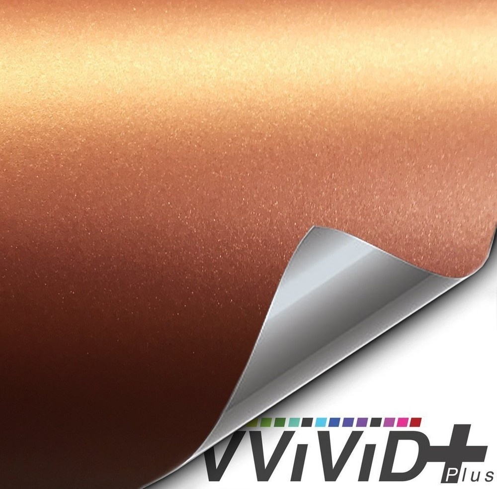 VVivid 2020 VVivid+ Matte Metallic Copper Rust (Ghost) Vinyl Car Wrap | V205