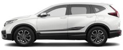 PIVOT Universal Versatile Side Vinyl Graphics Door Stripes Decals Honda CR-V