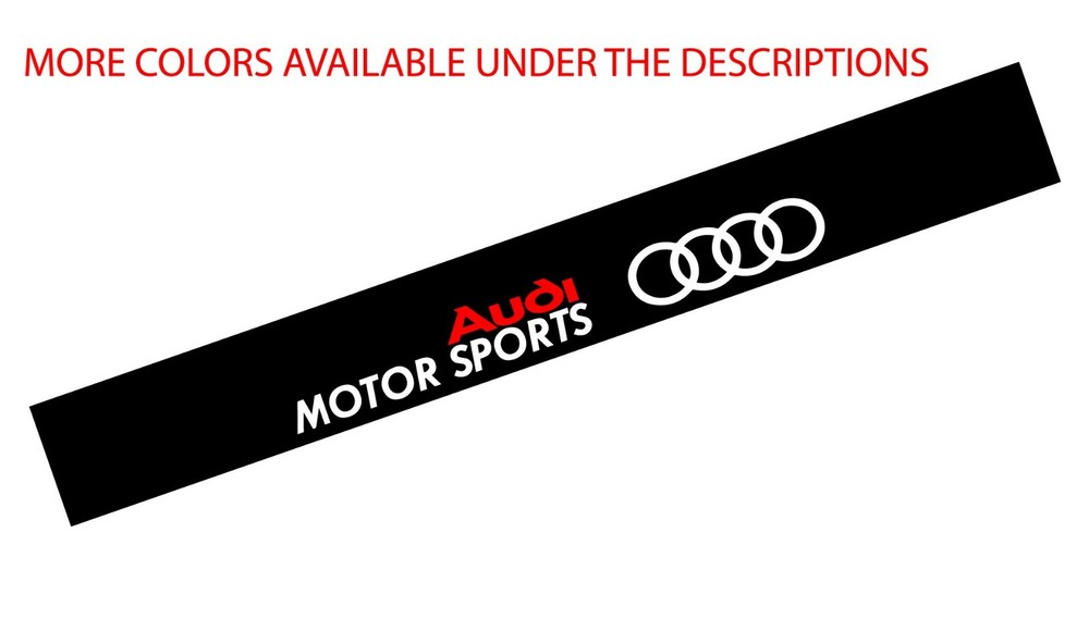 Windshield decal Sun Visor sticker German motor banner graphic For/fit Audi car