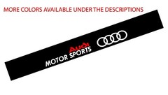 Windshield decal Sun Visor sticker German motor banner graphic For/fit Audi car