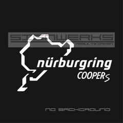 Mini Cooper S Nurburgring Decal Sticker Pair