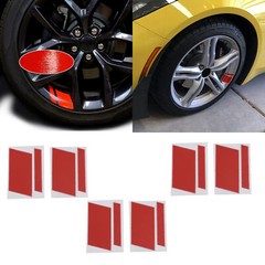 6PCS Reflective Car Wheel Rim Vinyl Decal Sticker Car Accessories For 16″-21″