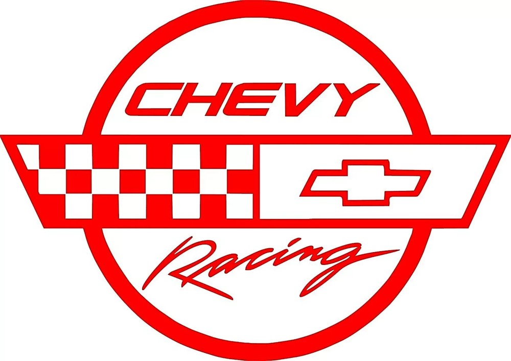 Chevy Chevrolet Bowtie die cut vinyl decal sticker racing car window auto