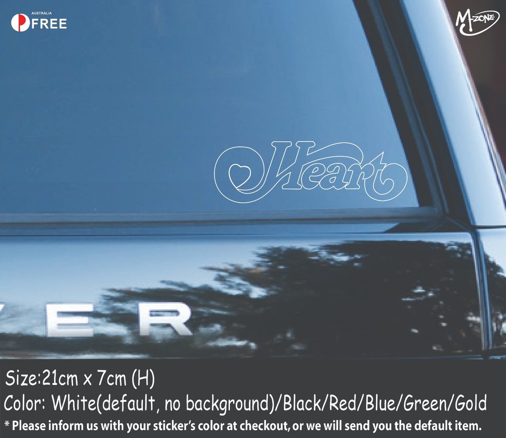Heart OUTLINE Sticker Decal Reflective Metallic Color Car Laptop Decal Best Gift