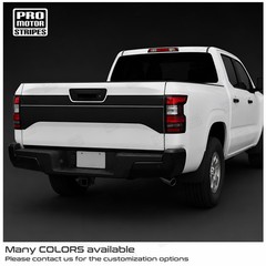 Nissan Frontier 2022-2025 Tailgate Trunk Rear Blackout Accent Stripe Decal
