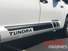2007-2021 Toyota Tundra Rocker Lower Stripe 3M Vinyl Side Decals Graphics KIT