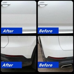 Car Door Body Protector Sill Scuff Cover Sticker Anti-scratch Carbon Fiber White