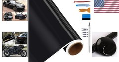 High Gloss Vinyl Wrap for Universal Vehicle Chrome Delete – 1ft x 10ft