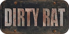 ProSticker 746 (One) 4″x 8″ Rat Rod Dirty Rat Decal Sticker Not A License Plate