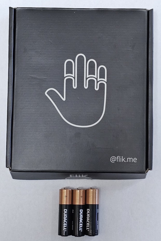 FLIK Me Baby LED Hand Sign Remote Control Interactive Amber Light Car Decal