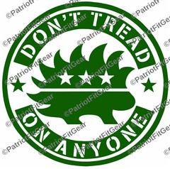 Dont Tread On Anyone,Libertarian,Not Left,Not Right,Just Free,Merica,Vinyl Decal