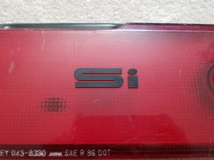 88-91 Honda EF Civic Hatch Black Si Raised Letters emblem badge hatchback 89 90