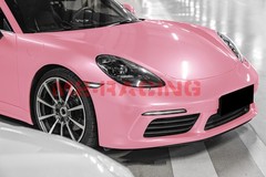 Premium Super Gloss Metallic Cherry Blossom Pink Vinyl Car Wrap Sticker Decal