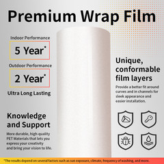 Premium High Gloss Vinyl Film Car Wrap Sticker Decal DIY Bubble Free Air Release