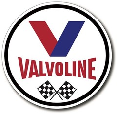 Valvoline V2 motor oil sticker decal hotrod ratrod vintage look car drag race
