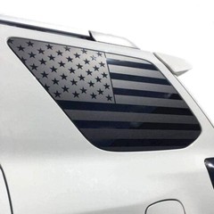 Car Rear Window Both Side American Flag Sticker Fit For Toyota 4RUNNER 2003-2009