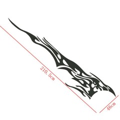 Car Body Decal Vinyl Flame Graphics Side Sticker Waterproof Racing Sport Decals