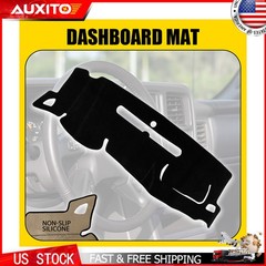Dashboard Cover Mat Black Gray for GMC Sierra 1500 2500HD 3500HD 2007-2013 Truck